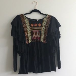 FREE PEOPLE embroidered top - NWT